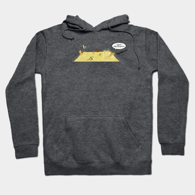 Yay! Fryday! Hoodie by shackledlettuce